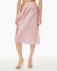 Elegant Knee-Length Silk Skirt - DAISYSILK UK