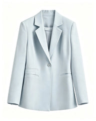 Triacetate Silk Lined Tailored Blazer