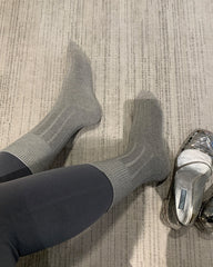 Women Cashmere Modal Blend Crew Socks