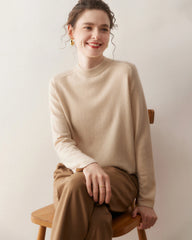 Women’s Half Mock Neck Cashmere Sweater