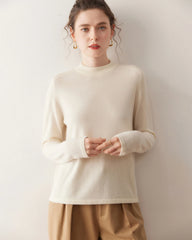 Women’s Half Mock Neck Cashmere Sweater
