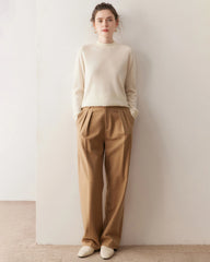 Women’s Half Mock Neck Cashmere Sweater