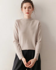 Women’s Half Mock Neck Cashmere Sweater