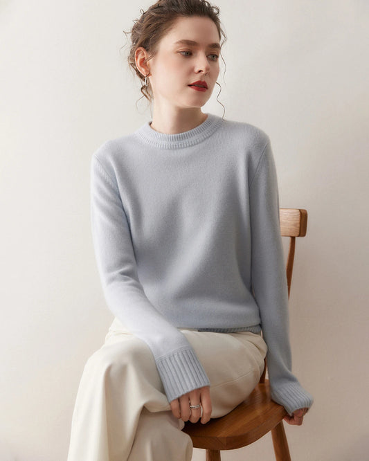 Women's Essential Crew Neck Cashmere Sweater