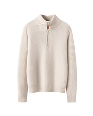Women’s Half Zip Cashmere Pullover Sweater