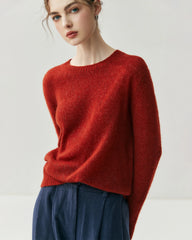 Women's Lightweight Crew Neck Cashmere Sweater