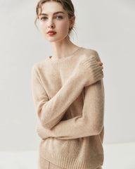 Women's Lightweight Crew Neck Cashmere Sweater
