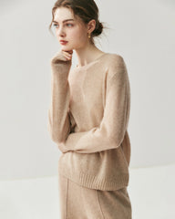 Women's Lightweight Crew Neck Cashmere Sweater
