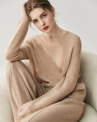 Women's Lightweight Crew Neck Cashmere Sweater