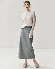 Women's Lightweight Crew Neck Cashmere Sweater