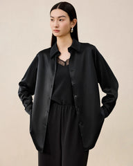 Women's Washable Silk Blouse Basic Style
