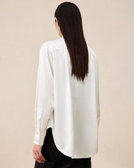 Women's Washable Silk Blouse Basic Style