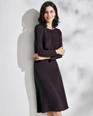 30 Momme Heavy Silk Bias-Cut Midi Skirt