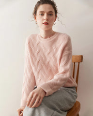 Luxury Cable Knit Cashmere Sweater