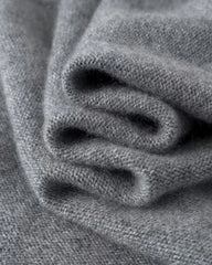 Deep V Neck Cashmere Vest, Grey