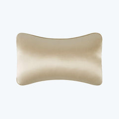 Silk Car Headrest Neck Pillow, Champagne