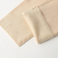 Extra Thermal Silk Vest and Pants Set, Beige