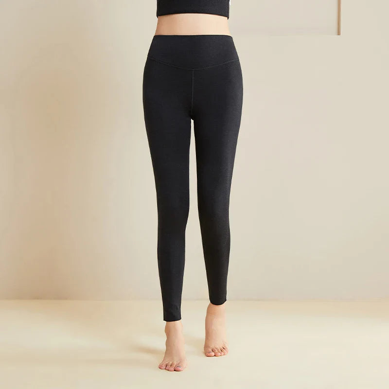 Extra Thermal Silk Vest and Pants Set, Black