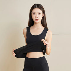 Extra Thermal Silk Vest and Pants Set, Black