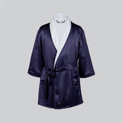 Kids Silk and Velvet Reversible Robe for Winter