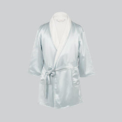 Kids Silk and Velvet Reversible Robe for Winter