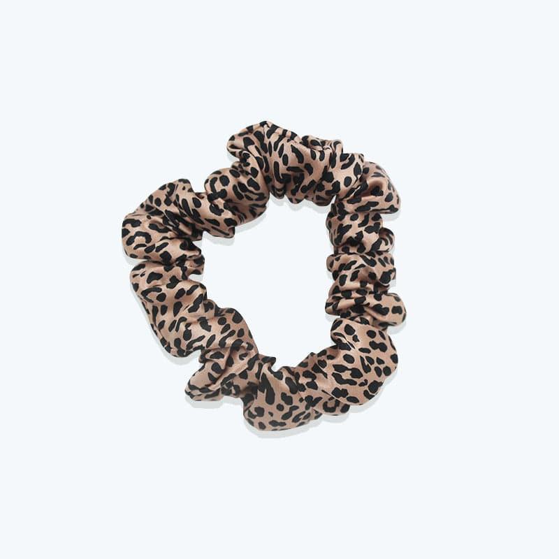 Leopard Fashion Silk Hair Bands Scrunchy - DAISYSILK UK