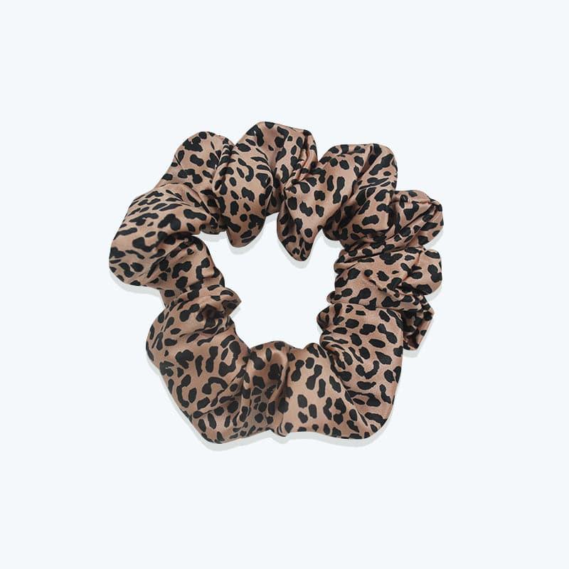 Leopard Fashion Silk Hair Bands Scrunchy - DAISYSILK UK