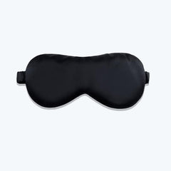 Long Fiber Silk Eye Mask, Black