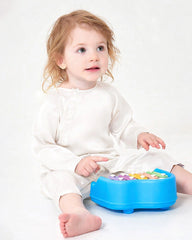 Long Sleeve Button Down Baby Silk Onesies