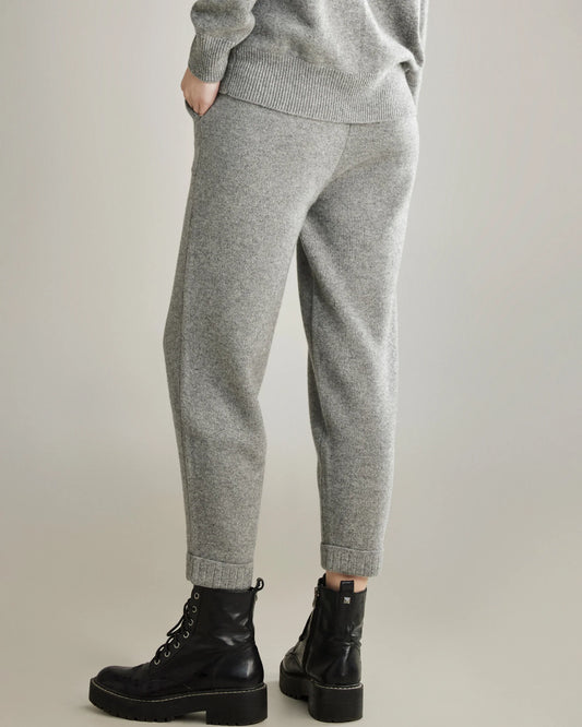 Loose Casual Cashmere Pants, Grey