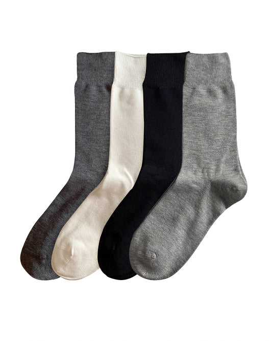 Men’s Cashmere Blend Right Angle Crew Socks