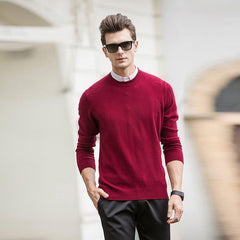 Men's Crew Neck Cashmere Sweater