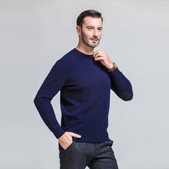 Men's Crew Neck Cashmere Sweater