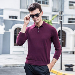 Mens Polo Cashmere Sweater
