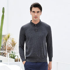 Mens Polo Cashmere Sweater