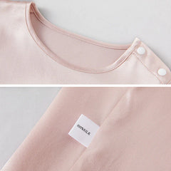 Short Sleeve Baby Silk T-Shirt, Pink