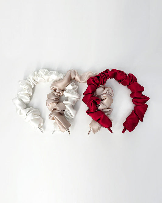 Silk 3.5cm Pleats Hairband