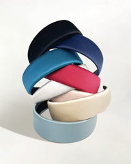 Silk 4cm Wide Border Hairband