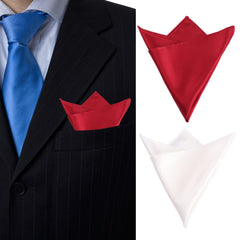 Silk Handkerchief For Men 2PCS