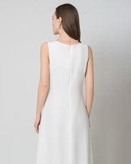 40 Momme Silk Maxi Dress, White