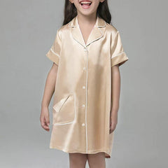 Silk Nightshirt For Girls