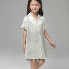 Silk Nightshirt For Girls
