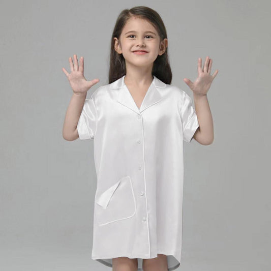 Silk Nightshirt For Girls