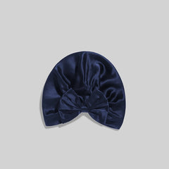 Silk Vintage Bow-Knot Sleep Cap