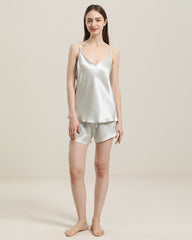 Classic Cami Silk Pajama Set Shorts