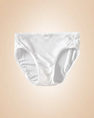 Skin-Friendly Kids Girl Silk Panties, White