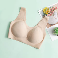 Skin-Friendly Wireless Silk Bra