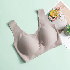 Skin-Friendly Wireless Silk Bra