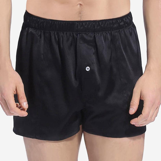 Soft Comfy Fitted Draping Silk Boxer for Men