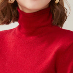 Turtleneck Cashmere Women Sweater